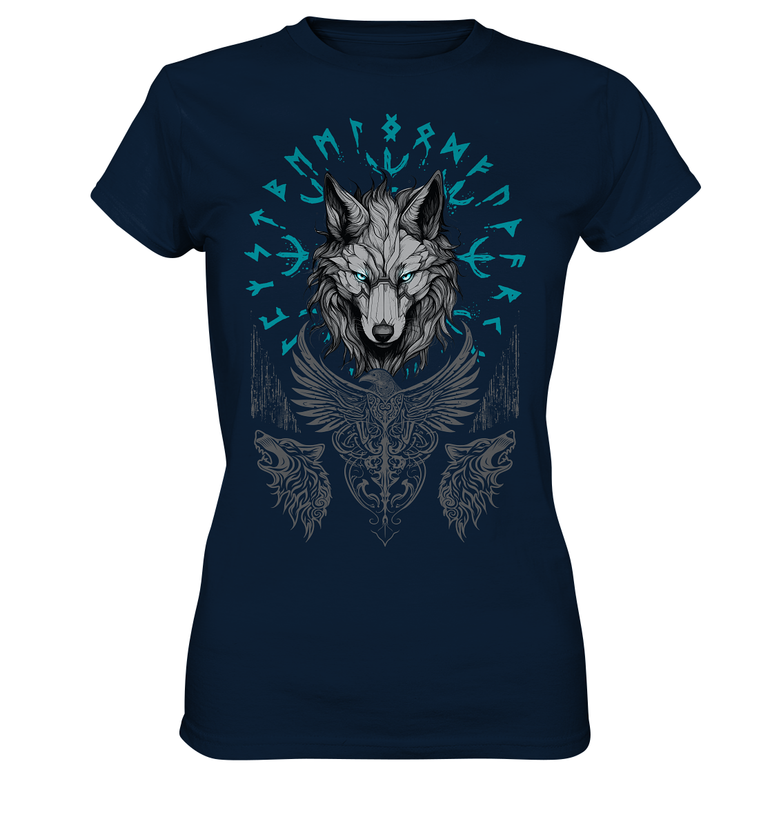 Wolf Vegvisir - Ladies Premium Shirt