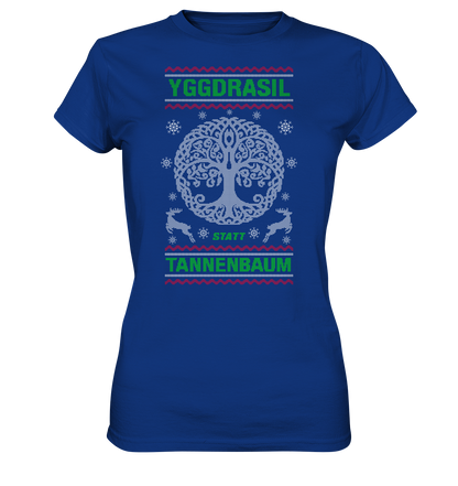 Yggdrasil Statt Tannenbaum - Ladies Premium Shirt