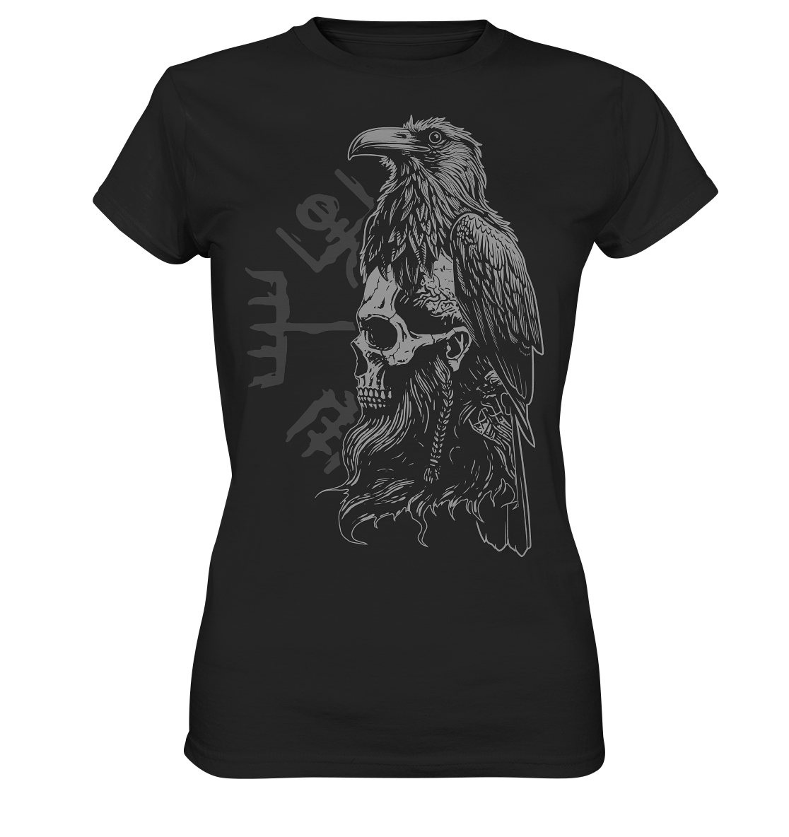 Rabe Schädel Vegvisir - Ladies Premium Shirt