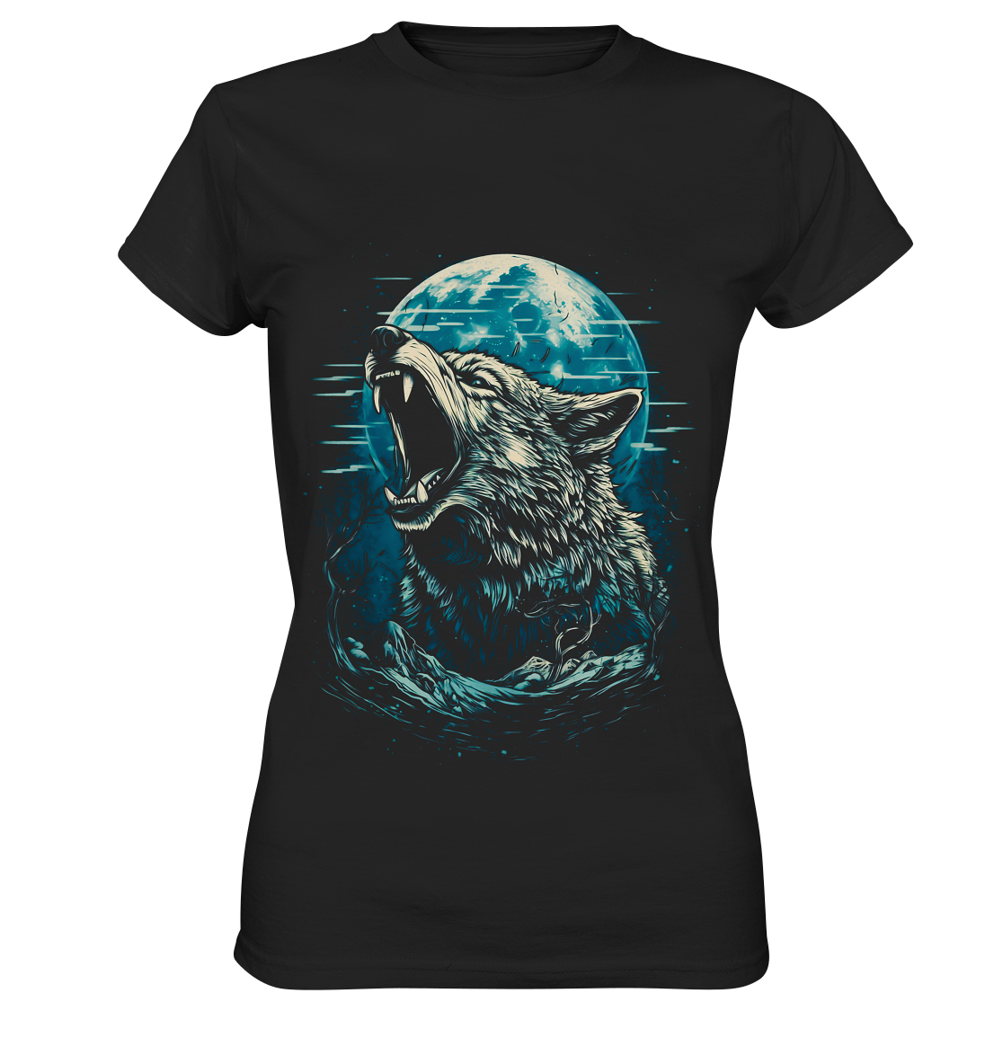 Nordic Wolf  - Ladies Premium Shirt