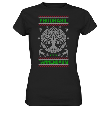 Yggdrasil Statt Tannenbaum - Ladies Premium Shirt