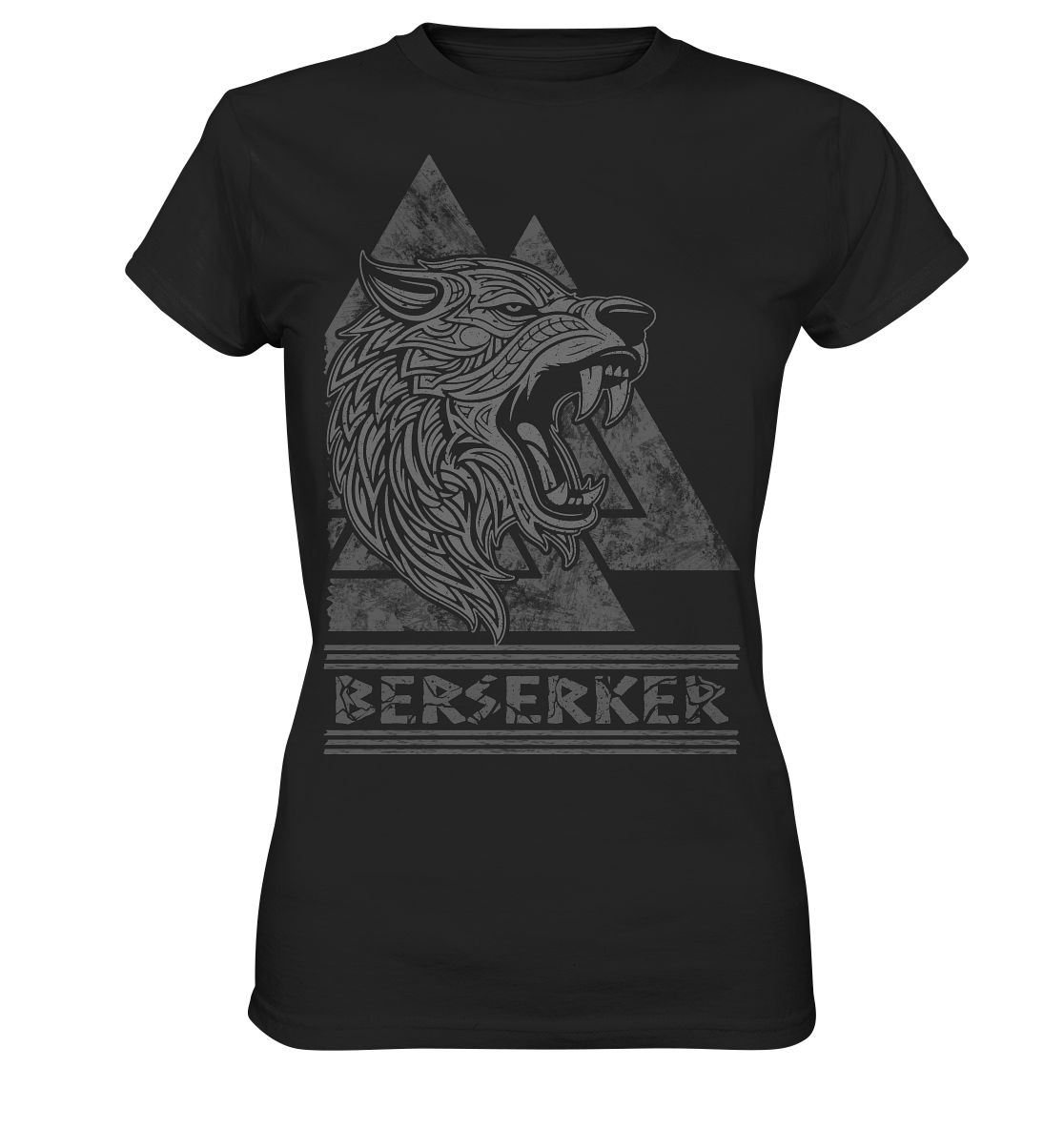 Nordic Wolf Berserker  - Ladies Premium Shirt