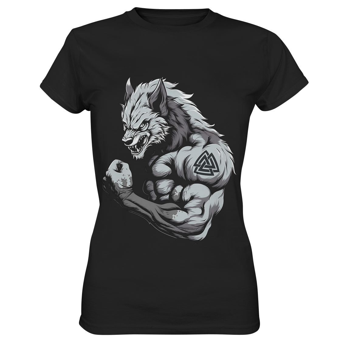 Wolf Valknut - Ladies Premium Shirt