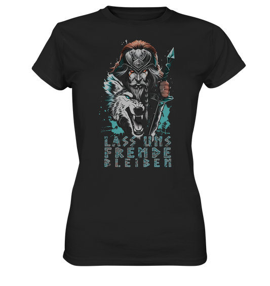 Wikinger Krieger Wolf - Ladies Premium Shirt