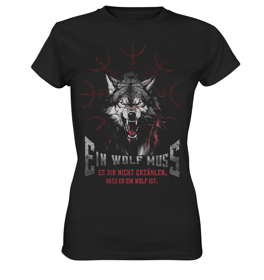 Nordischer Wolf - Ladies Premium Shirt