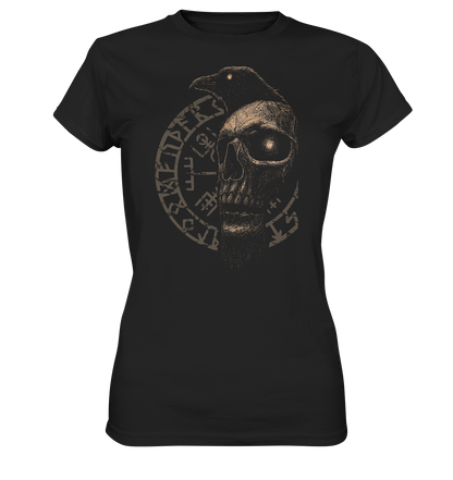 Rabe, Schädel, Vegvisir - Ladies Premium Shirt