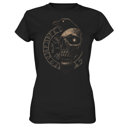 Rabe, Schädel, Vegvisir - Ladies Premium Shirt