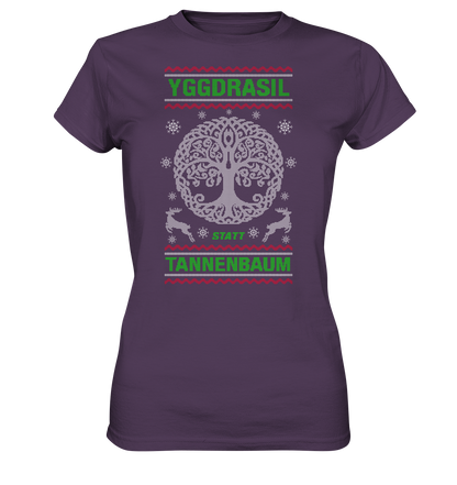 Yggdrasil Statt Tannenbaum - Ladies Premium Shirt