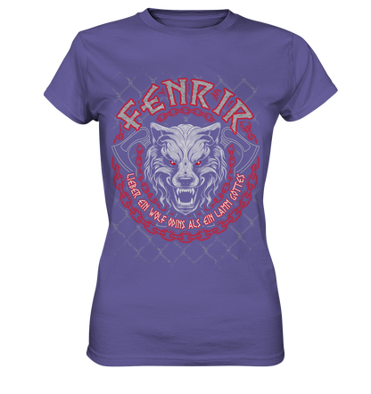 Nordic Wolf   Fenrir - Ladies Premium Shirt