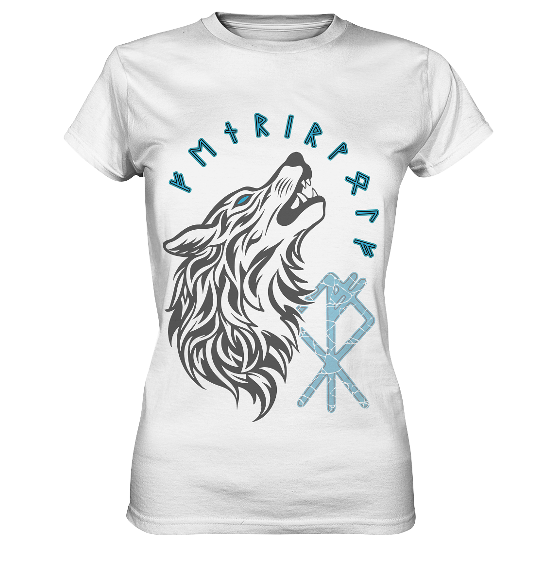 Fenrir Wolf  - Ladies Premium Shirt