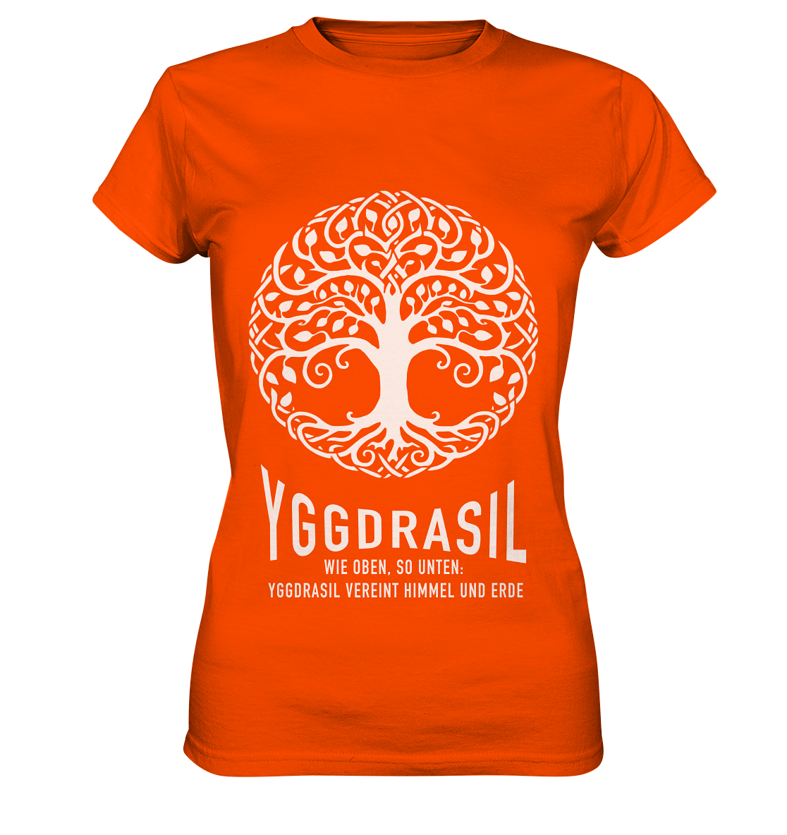 Yggdrasil Wie Oben, So Unten - Ladies Premium Shirt