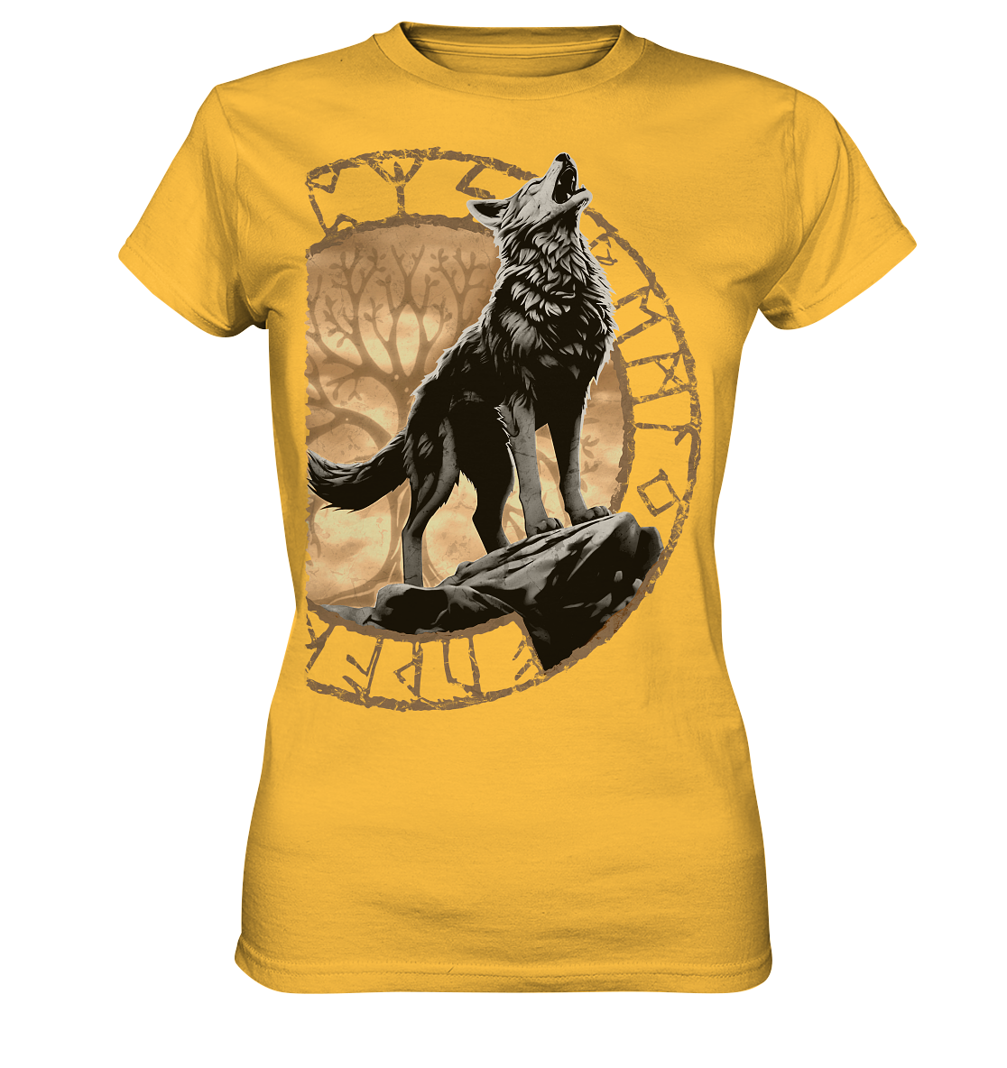 Wolf Yggdrasil  - Ladies Premium Shirt