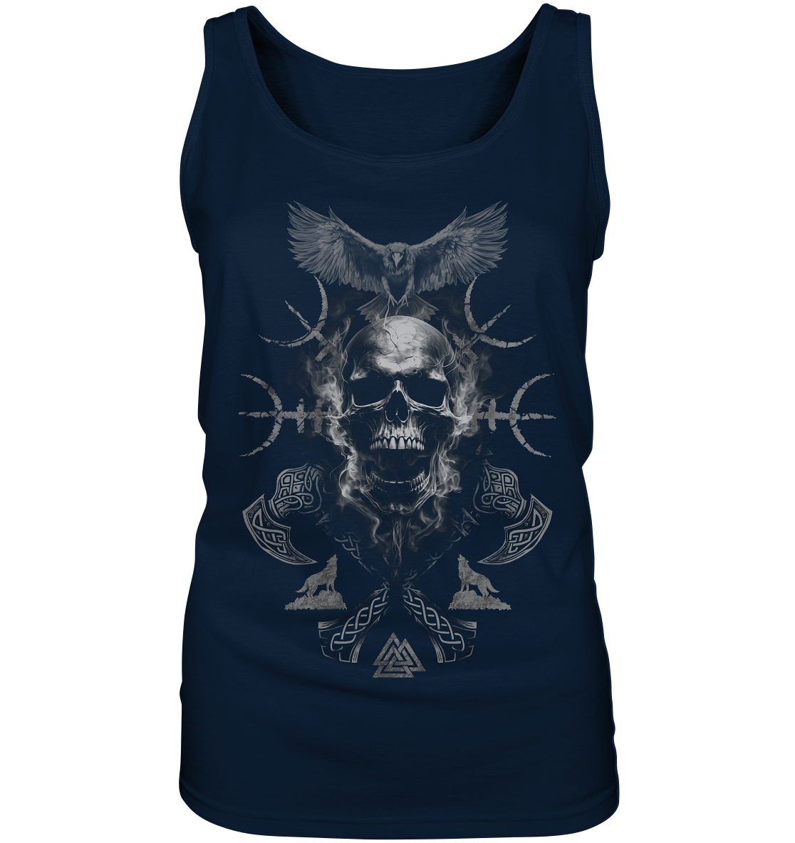 Skull Aegishjalmur - Ladies Tank-Top