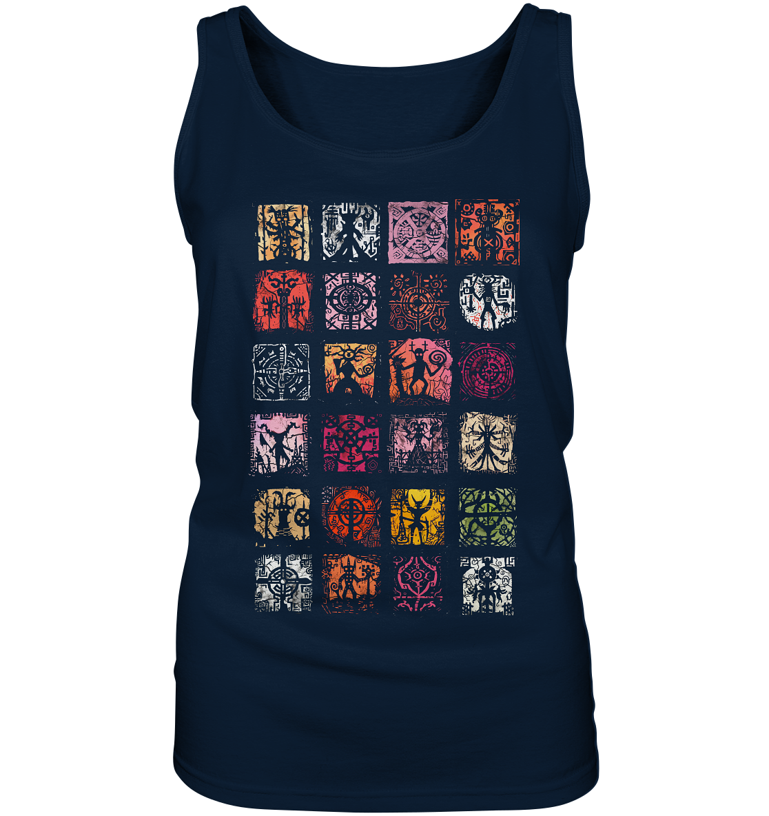 Abstrakte Nordische Symbole  - Ladies Tank-Top