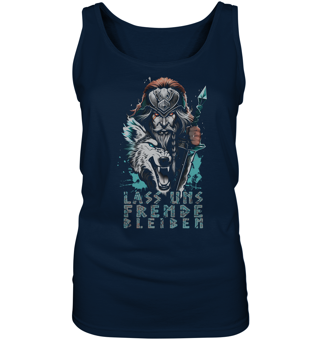 Wikinger Krieger Wolf - Ladies Tank-Top