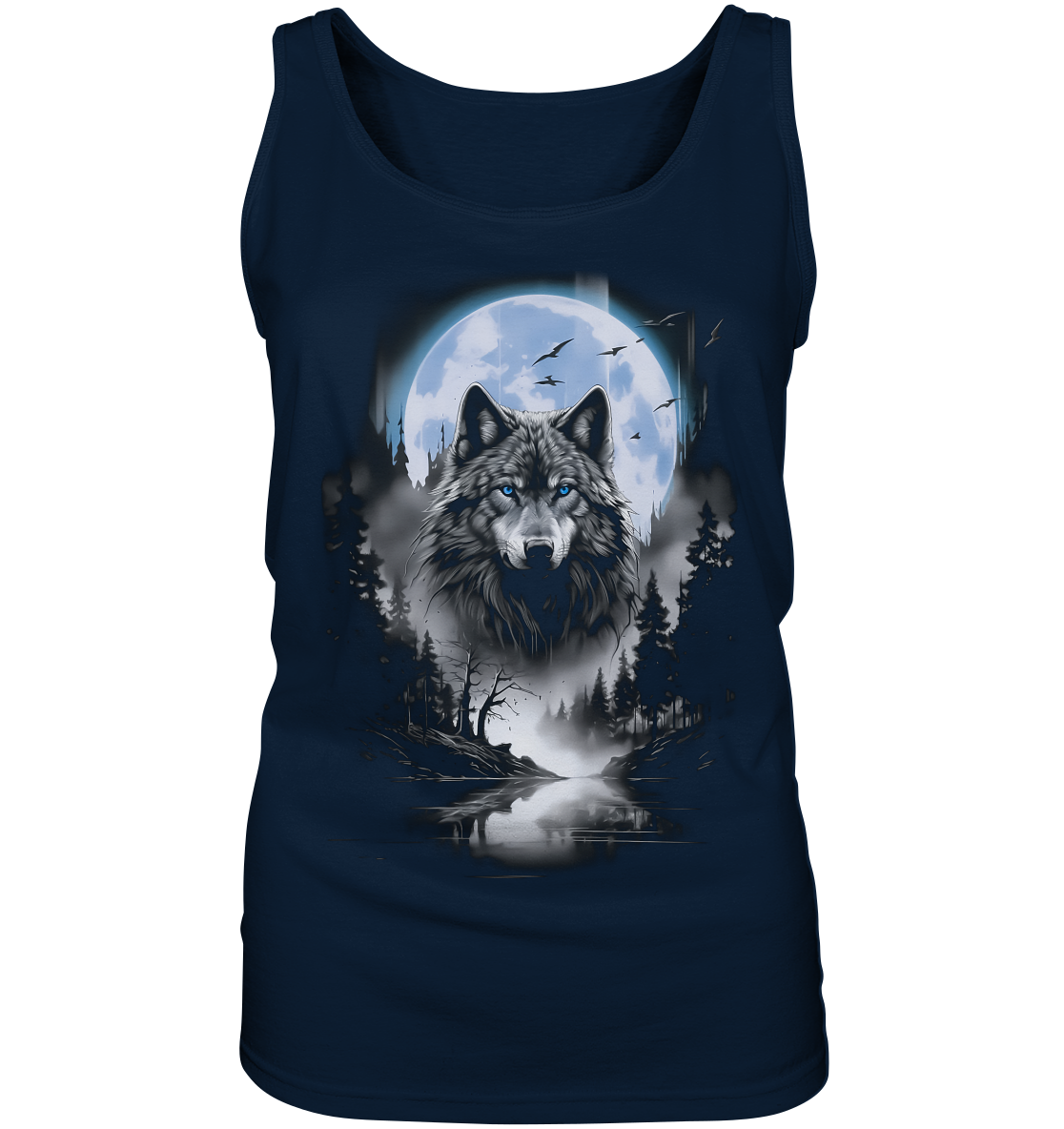 Wolf in Freier Natur - Ladies Tank-Top