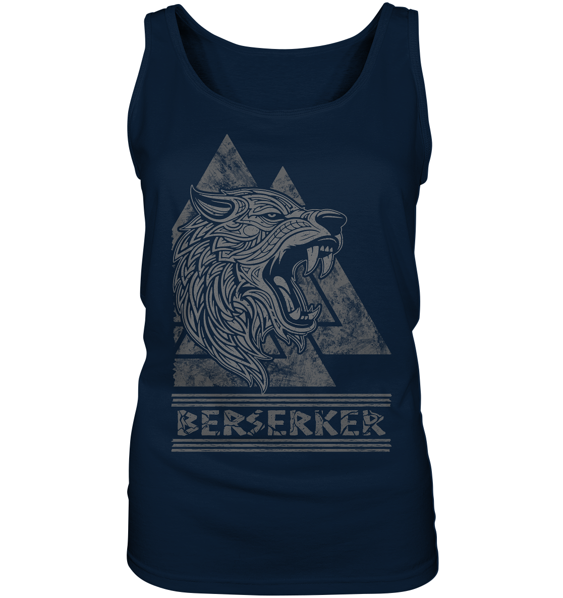 Nordic Wolf Berserker  - Ladies Tank-Top