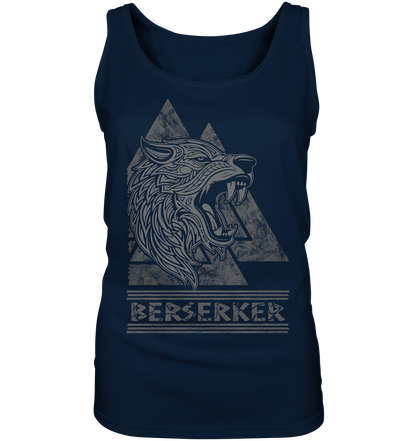 Nordic Wolf Berserker  - Ladies Tank-Top