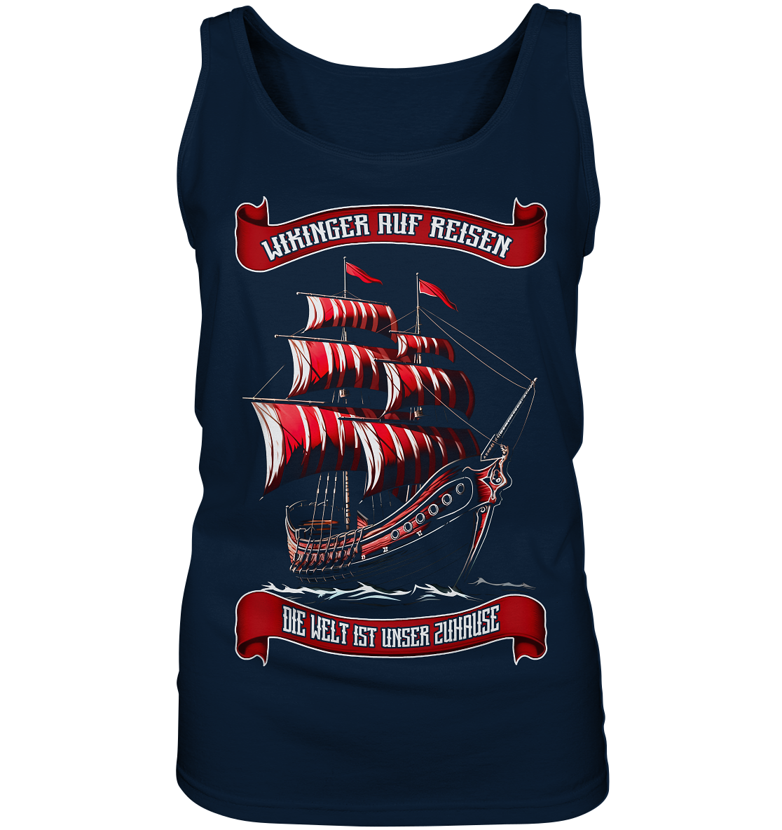 Wikingerschiff   - Ladies Tank-Top