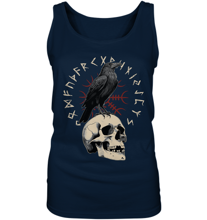 Rabe Schädel Futhark - Ladies Tank-Top