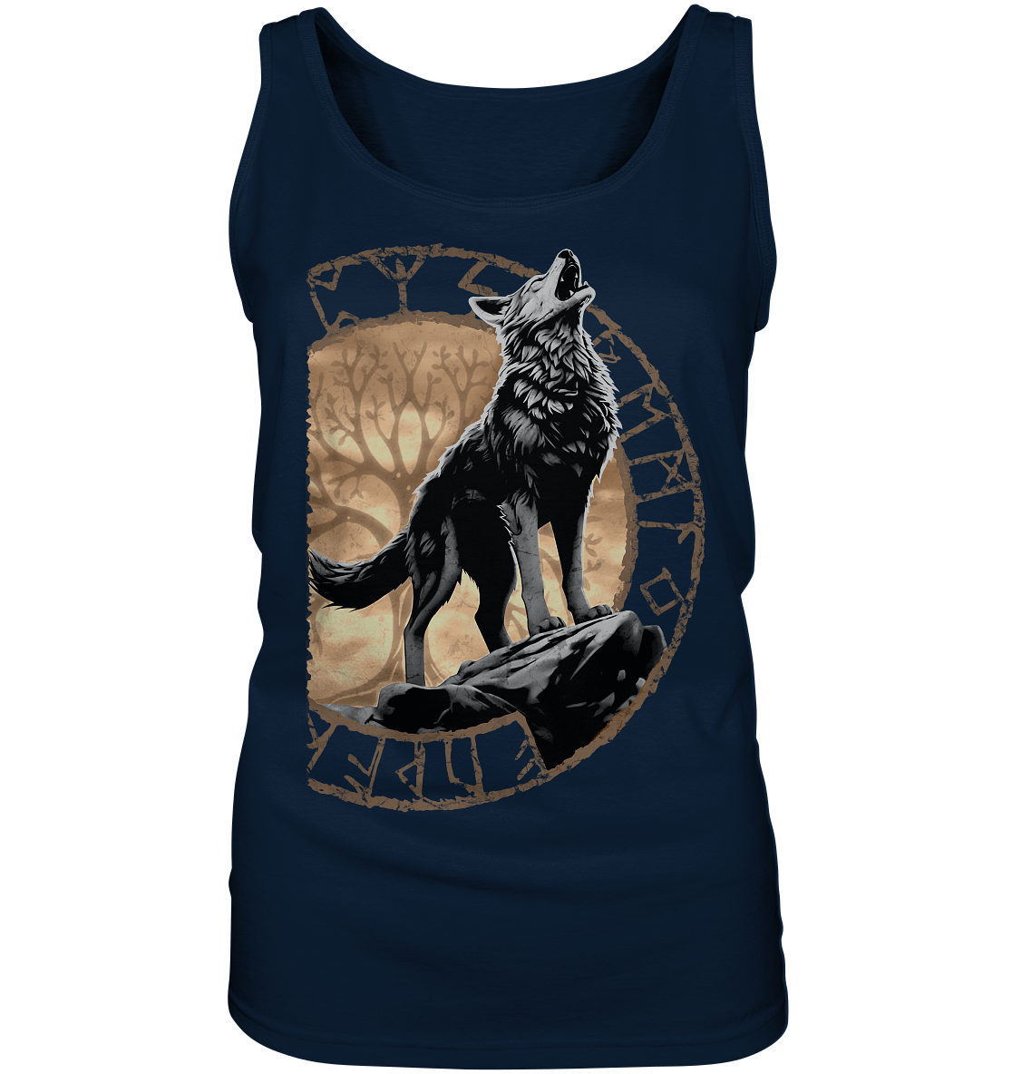 Wolf Yggdrasil  - Ladies Tank-Top