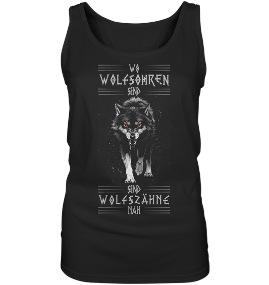 Wolfsohren Wolfszähne  - Ladies Tank-Top