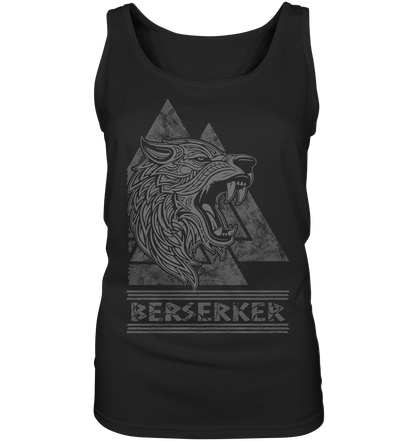 Nordic Wolf Berserker  - Ladies Tank-Top