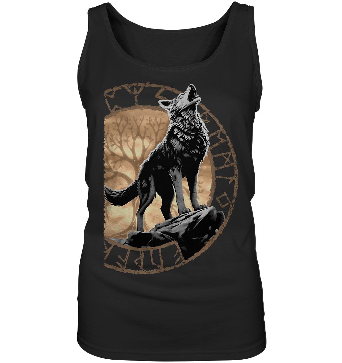 Wolf Yggdrasil  - Ladies Tank-Top