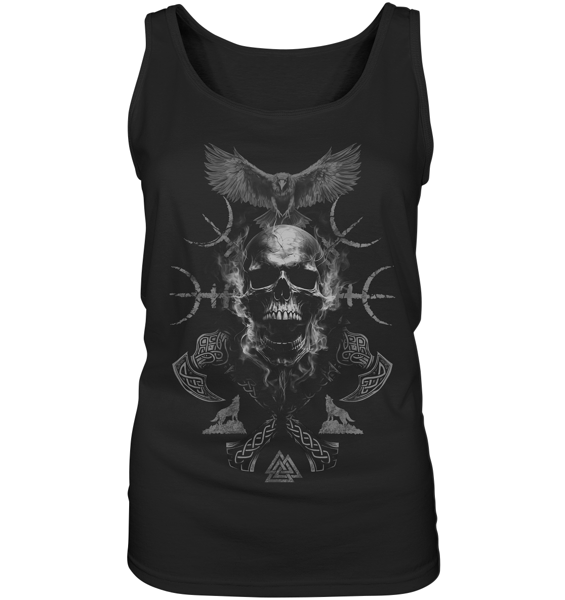 Skull Aegishjalmur - Ladies Tank-Top