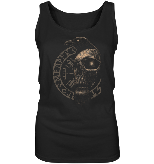 Rabe, Schädel, Vegvisir - Ladies Tank-Top