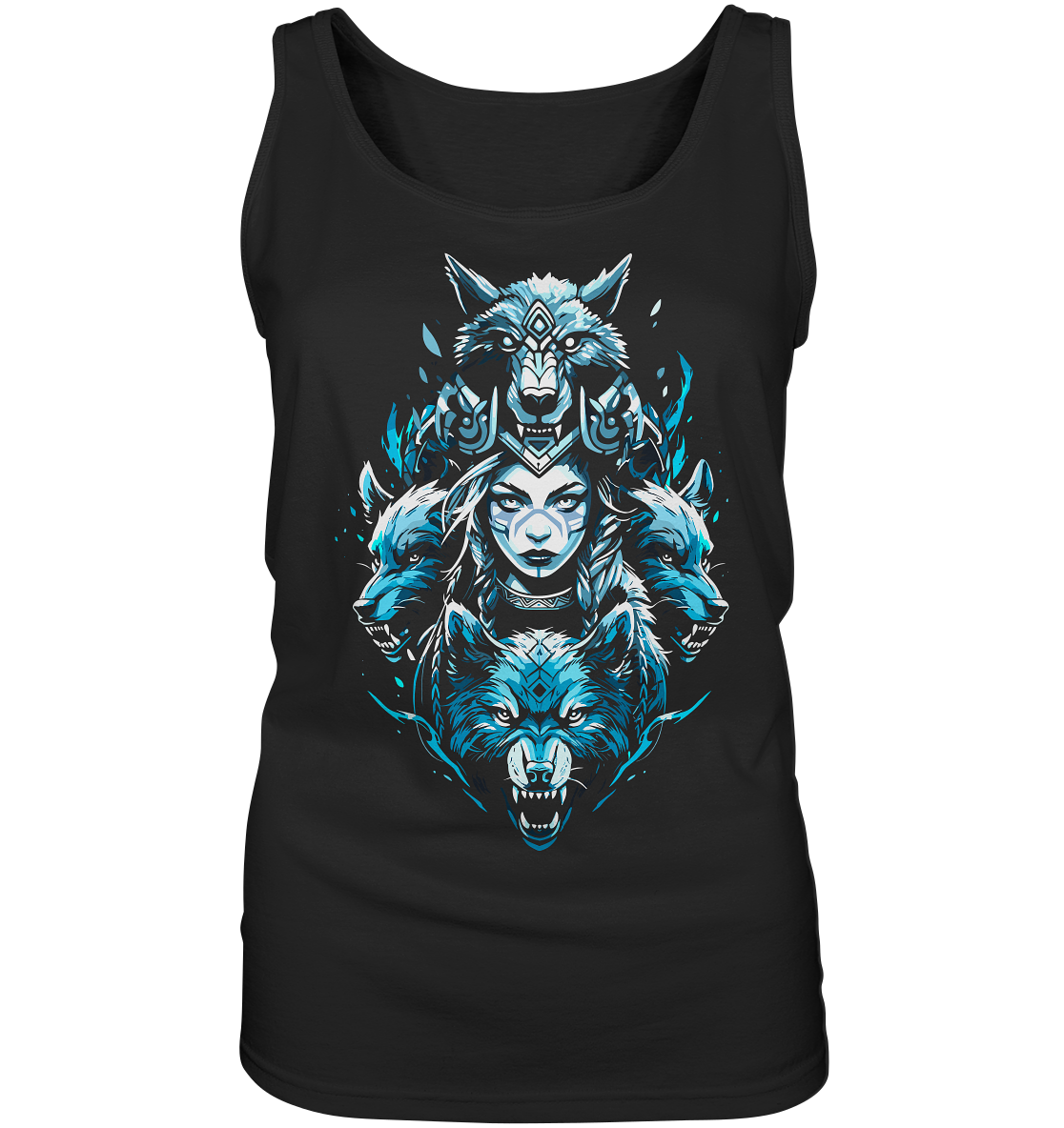 Kriegerin Wölfe - Ladies Tank-Top