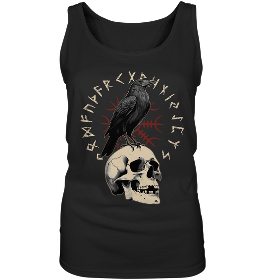 Rabe Schädel Futhark - Ladies Tank-Top