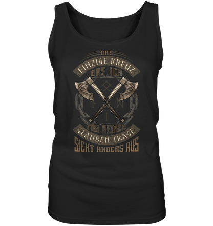 Das Einzige Kreuz Das Ich   - Ladies Tank-Top