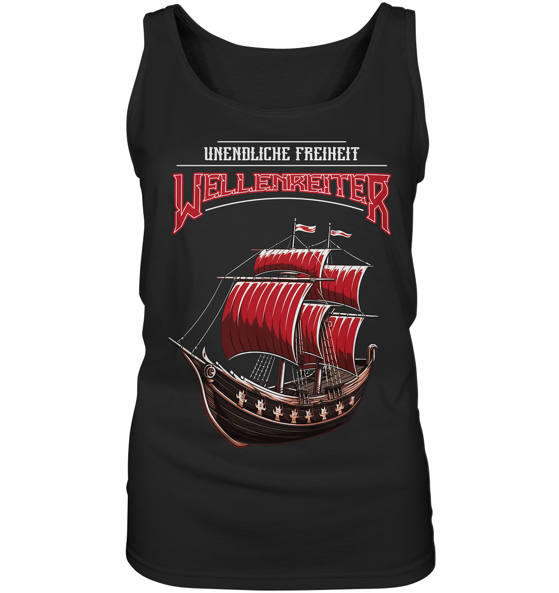 Wellenreiter Wikingerschiff  - Ladies Tank-Top