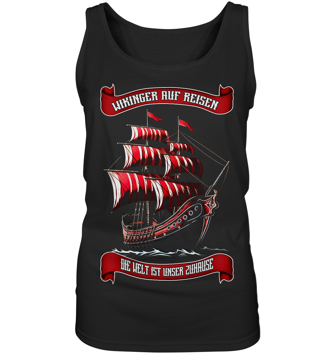 Wikingerschiff   - Ladies Tank-Top