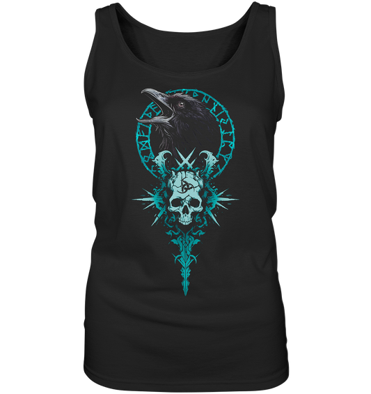 Rabe Valknut  Schädel - Ladies Tank-Top