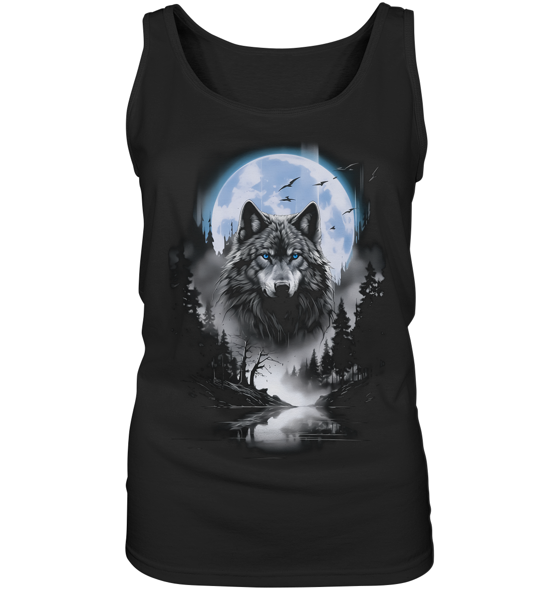 Wolf in Freier Natur - Ladies Tank-Top