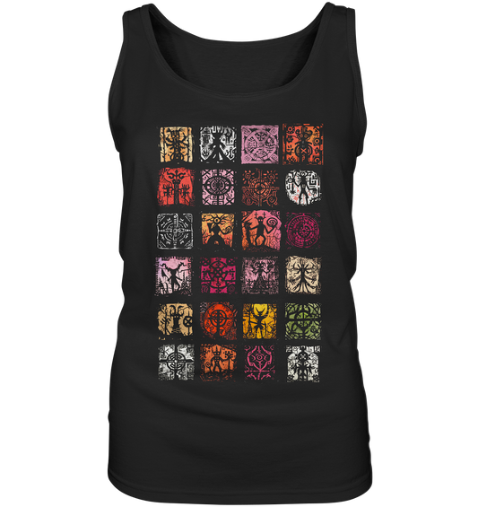 Abstrakte Nordische Symbole  - Ladies Tank-Top