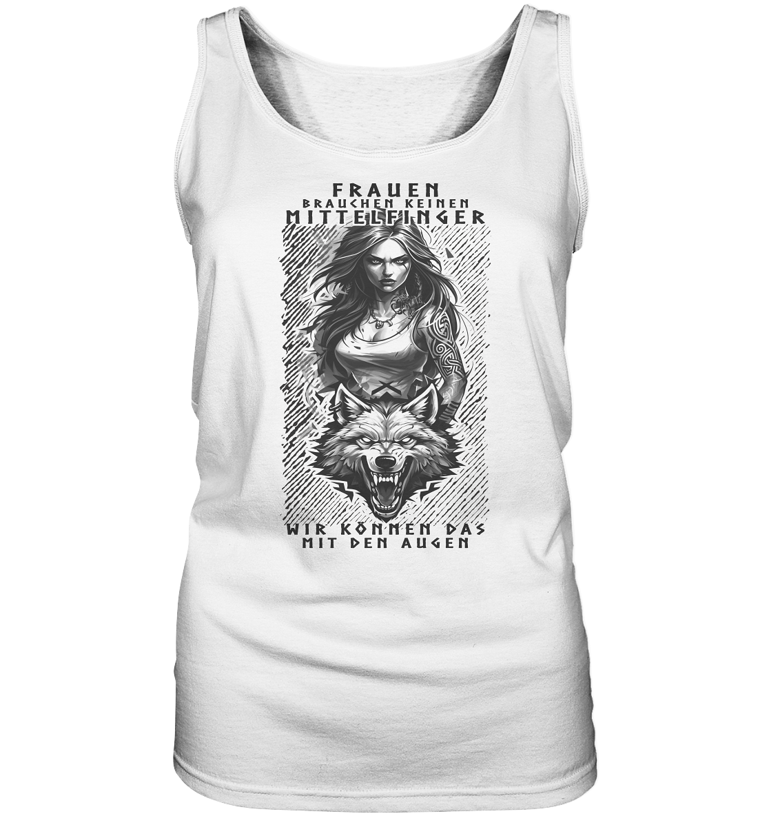 Frauen Brauchen Keinen Mittelfinger .... - Ladies Tank-Top