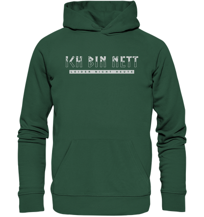 Ich Bin Nett - Organic Basic Hoodie