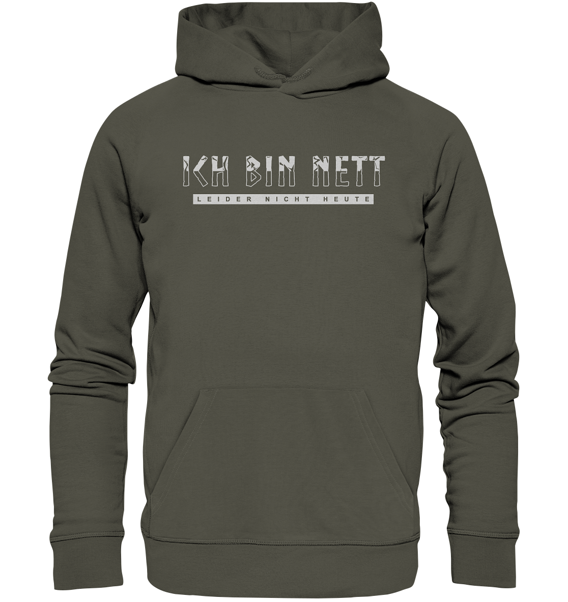 Ich Bin Nett - Organic Basic Hoodie