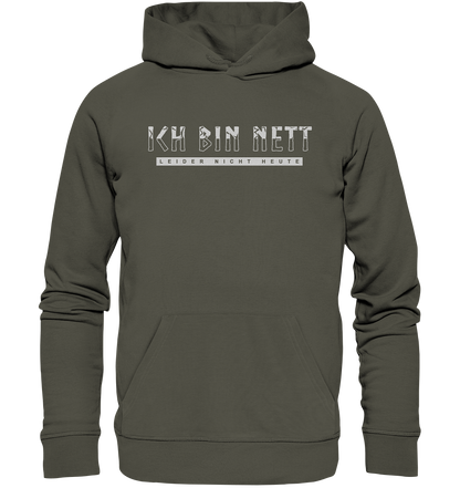 Ich Bin Nett - Organic Basic Hoodie