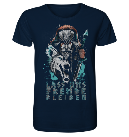 Wikinger Krieger Wolf - Organic Basic Shirt