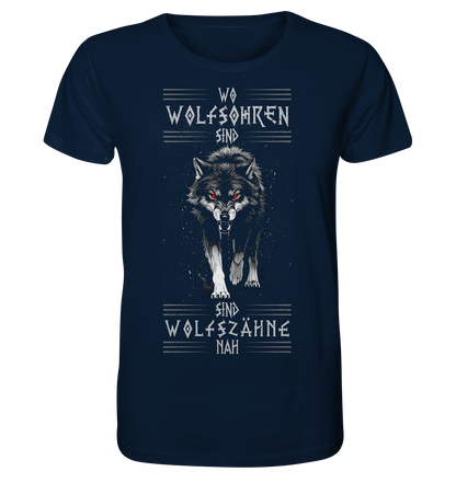 Wolfsohren Wolfszähne  - Organic Basic Shirt