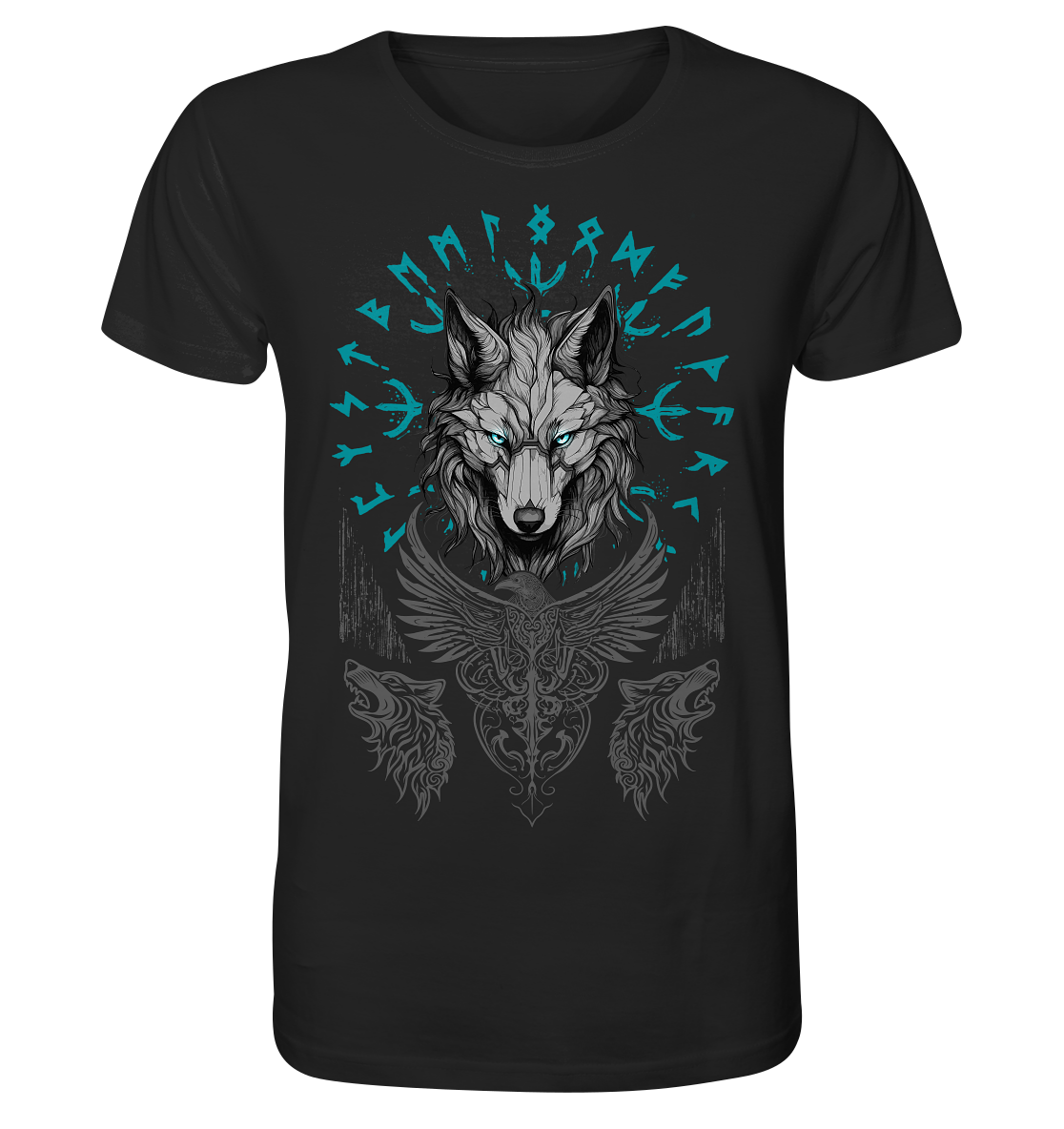 Wolf Vegvisir - Organic Basic Shirt