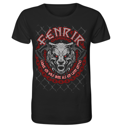 Nordic Wolf   Fenrir - Organic Basic Shirt