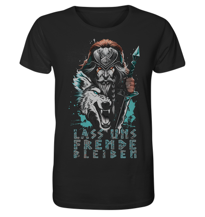 Wikinger Krieger Wolf - Organic Basic Shirt