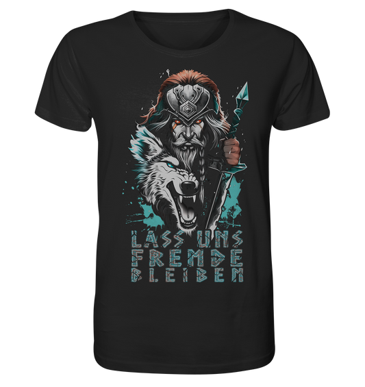 Wikinger Krieger Wolf - Organic Basic Shirt