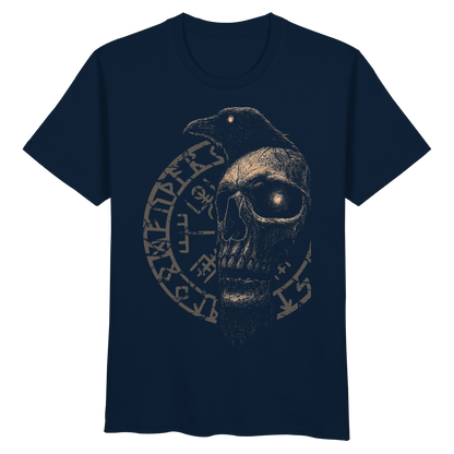 Rabe, Schädel, Vegvisir - Organic Basic Shirt