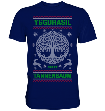 Yggdrasil Statt Tannenbaum - Premium Shirt